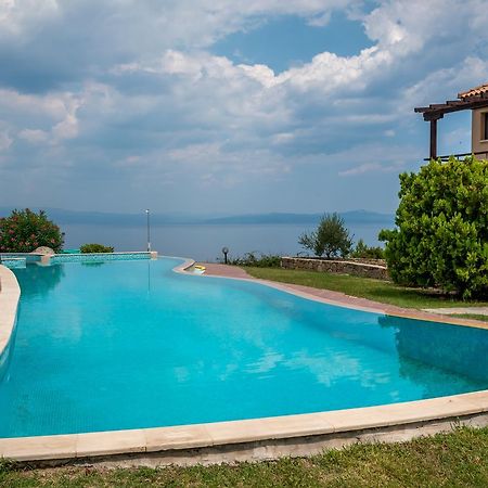 Blue Thea Luxury Villa In Afitos Ngoại thất bức ảnh
