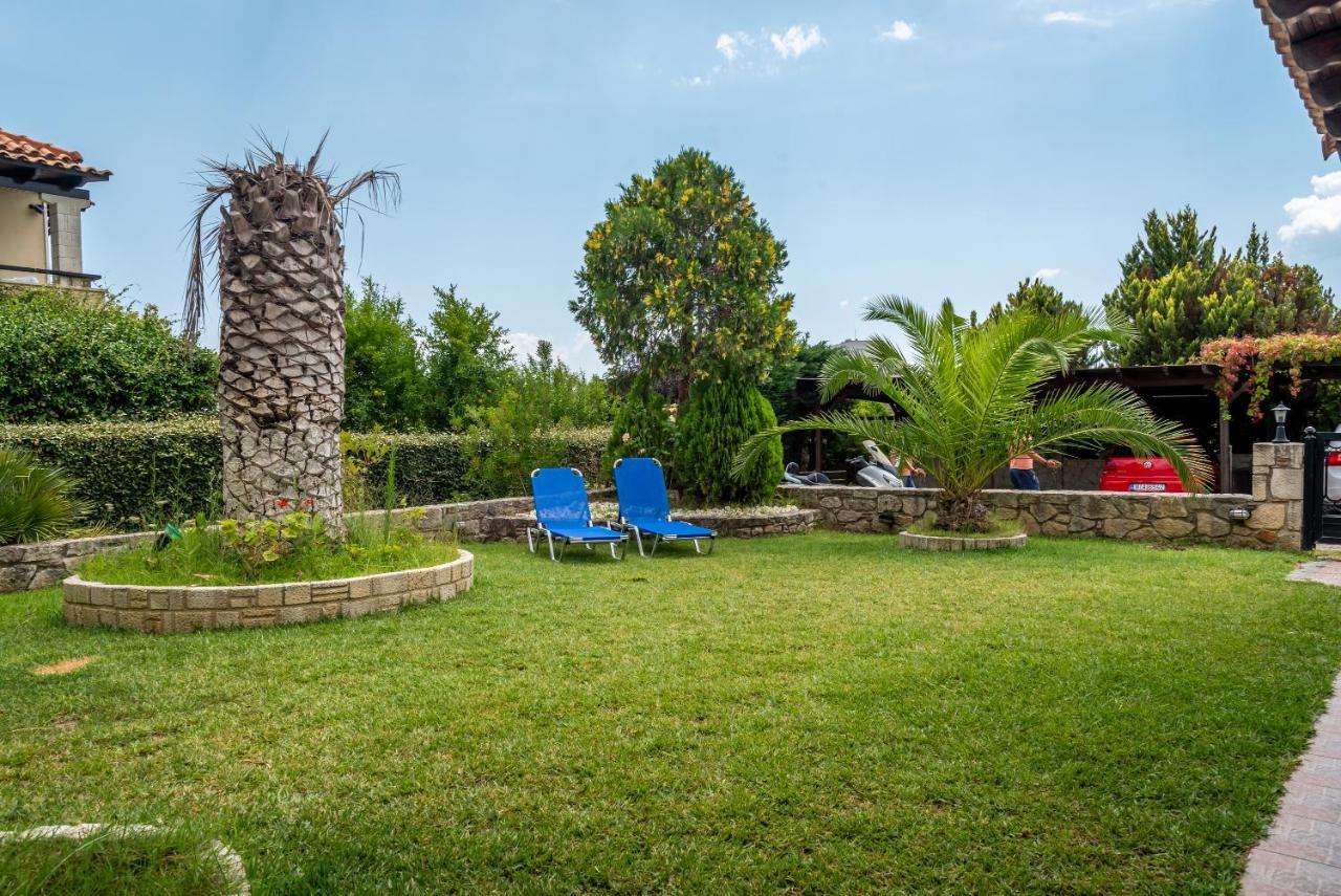 Blue Thea Luxury Villa In Afitos Ngoại thất bức ảnh
