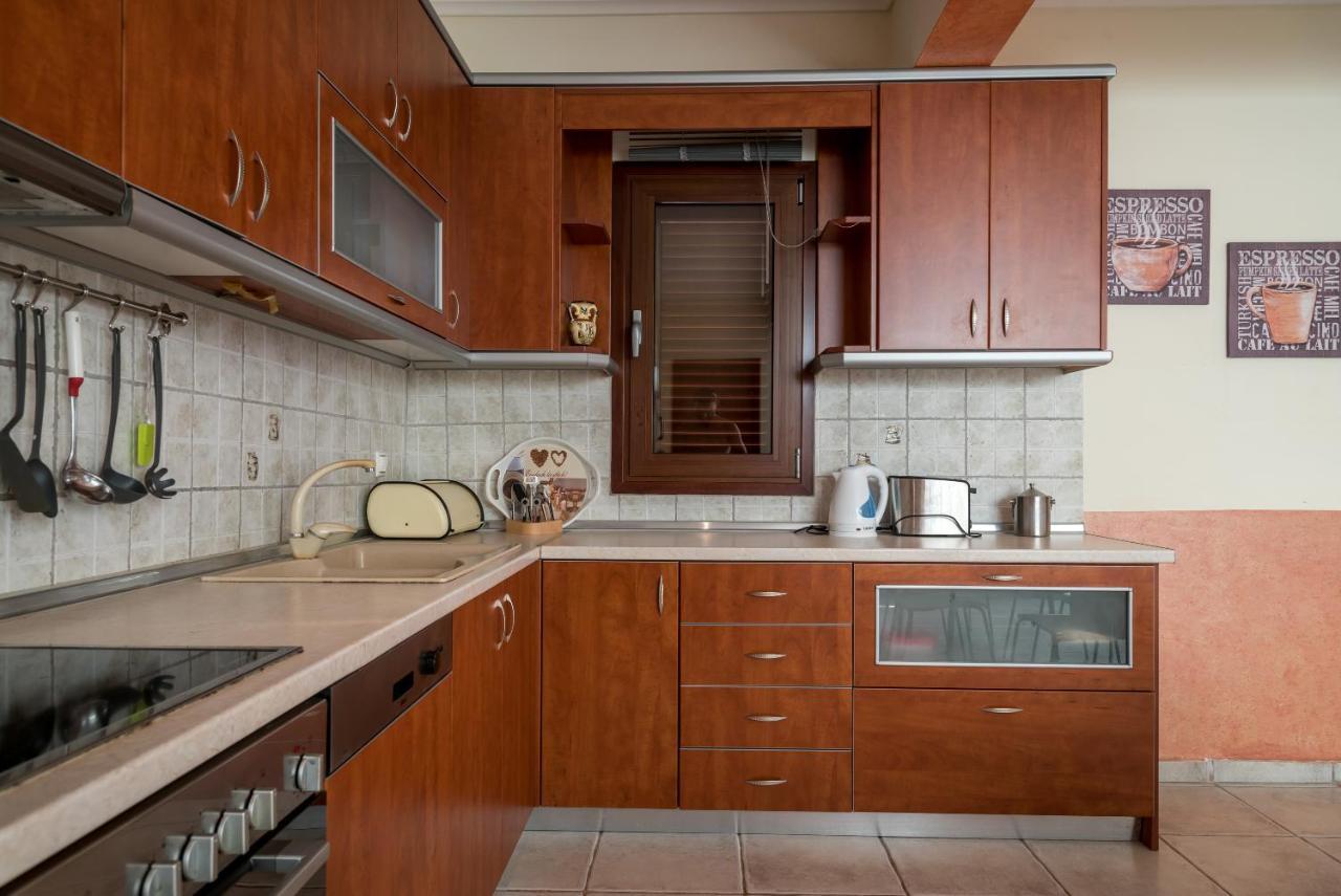 Blue Thea Luxury Villa In Afitos Ngoại thất bức ảnh